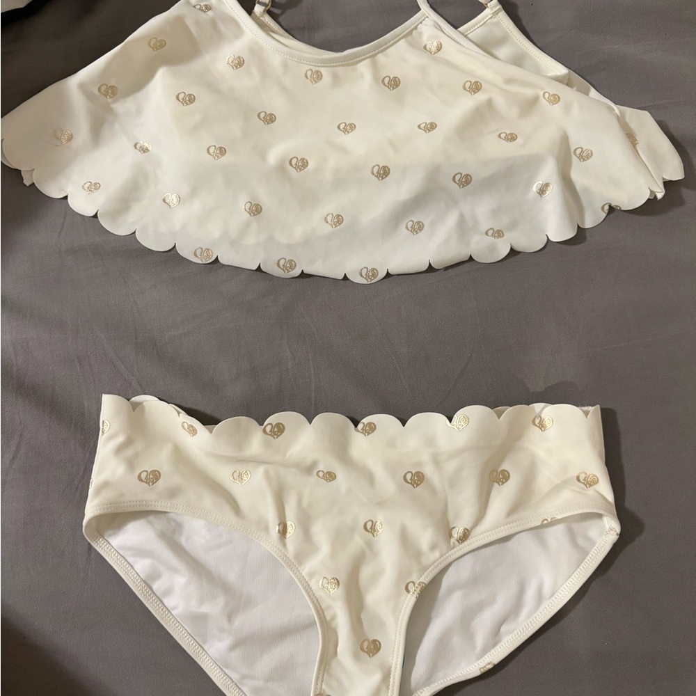 Chloe Cream and Gold Bikini Set - Picture 2 of 3
